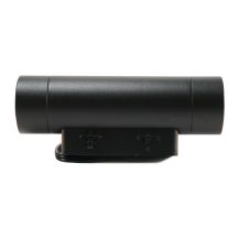 WAC Black on Aluminum 2700K/3000K/4000K 12V Wall Cylinder Light | 3611-27/30/40BK