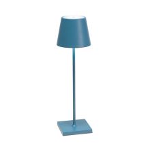 Zafferano Poldina Pro Blue Table Lamp |  LD0340A4