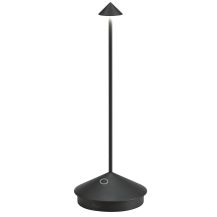 Zafferano Pina Pro Black Table Lamp | LD0650D4